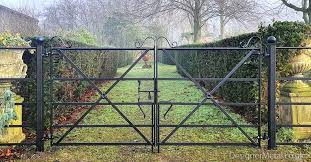 Designs can be traditional, like old style wrought iron gates from the victorian or art nouveau period, or if your home is more modern we can create a contemporary wrought iron design to suit, maybe even with an organic theme incorporating. Estate Fencing Metal Field Gates Designer Metal