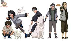 Naruto Characters: Kiba Inuzuka's Evolution - YouTube