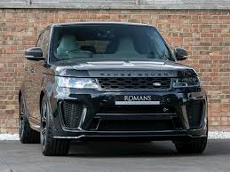 We analyze millions of used cars daily. 2018 Used Land Rover Range Rover Sport Svr Santorini Black