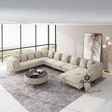 Fotogalerie der kleine wohnlandschaft u form. Designer Luxus Wohnlandschaft Clouds High Leg U Form Xxl Lionsstar Gmbh