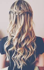 As you french braid, add new hair to the top section, then drop the hair of the bottom section. 15 Best And Latest Waterfall Braid Hairstyles Styles At Life
