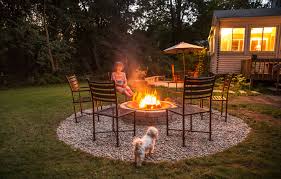 The fire pit uses gel fireplace fuel. Baptism By Fire Pit The New York Times