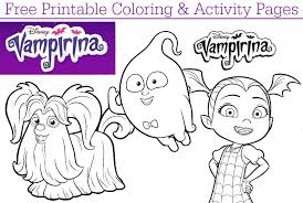 There are tons of great resources for free printable color pages online. Disney Junior Vampirina Coloring Pages Dvd Giveaway