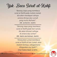 Kapan Waktu Yang Tepat Membaca Al Kahfi Di Hari Jumat Islamic Quotes Membaca Kata Kata Indah