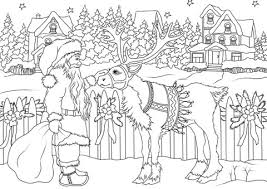Christmas coloring pages for adults. Images Of Christmas Coloring Pages Hard Santa Claus Drawing