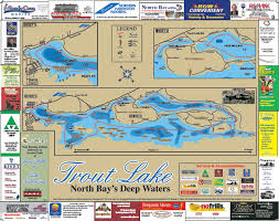 trout lake ontario lake maps