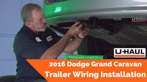 Barring any unforeseen complications, you should be able to complete the basic installation in a couple of hours on a saturday morning. 2016 Dodge Grand Caravan Trailer Wiring Installation Youtube