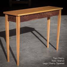 42w X 12d Shaker Entry Table Resting Shelf Etsy Entry Table Hardwood Table American Hardwood