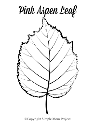 Free Printable Large Leaf Templates Stencils And Patterns Simple Mom Project In 2020 Leaf Template Fall Coloring Sheets Fall Leaf Template