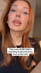 THIS is why everyone is switching from acrylic to gel extensions 👀