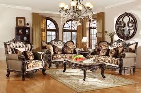 Antique Style Wing Back Sofa Love Seat French Provincial Living Room Set Antique Living Rooms French Provincial Living Room Living Room Decor Furniture