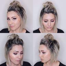 Jan 21, 2017 · below are the pictures of bob hairstyles for women over 50 with fine hair that are going to look great in 2020 and beyond. Top Knot For Short Hair Short Hairstyle Soft Bob Haircut Hair Styles Short Hair Updo Short Hair Styles