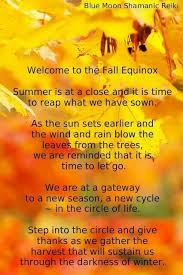 Fall Equinox Autumnal Equinox Equinox November Quotes