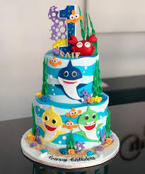 53 Likes 5 Comments Yummy Bakes Custom Desserts Yummybakes On Instagram كيكه البيبي شارك Baby Shark Party Cakes Custom Desserts Amazing Cakes