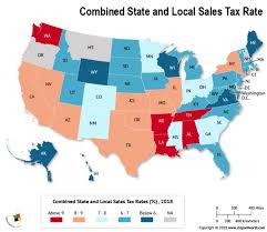 What Is The Combined State And Local Sales Tax Rate In Each
