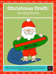 Surfing santa coloring page from christmas in july coloring pages best coloring free printable pages for adults ly swear from christmas in july coloring pages. Surfing Santa Worksheets Teaching Resources Teachers Pay Teachers