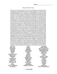 Make a crossword puzzle make a word search from a reading assignment make a word search from a list of words: Human Body Puzzle Answer Key Fill Online Printable Fillable Blank Pdffiller