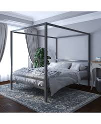 A coordinated queen size canopy bed set makes it easy to style a whole room. Everyroom Cara Metal Canopy Bed Queen Size Reviews Furniture Macy S