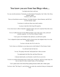 Cajon spelling and the sound of letter pronunciations. San Diego I Can T Claim All Of These Because I Wasn T Raised Here However I Can Relate To Most Of Them By Now Otay Mesa Rancho Penasquitos San Ysidro