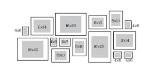 Gallery Walls 8 X10 And 14 X 11 Google Search Galeriewand Wohnzimmer Gerahmte Wand Familien Fotowande