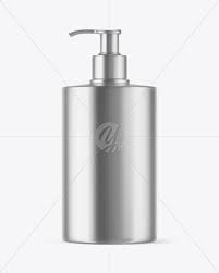 Download Metallic Plastic Bottle With Dispenser Mockup In Bottle Mockups On Yellow Images Object Mockups Yellowimages Mockups