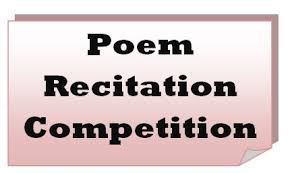 Final round of poem recitation competition held on 29/07/2019 i.e. Poem Recitation Competition Blog Example