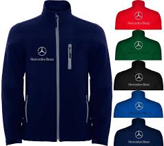 Mercedes Benz Amg Racing Softshell Embroidered Jacket Giacca Men Gift Travel Sport Racing Outdoor Soft Shell Jacket Unisex Clothes Jackets