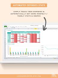Budget Calendar Excel Spreadsheet Automated Home Expense Etsy In 2020 Budget Calendar Excel Calendar Budgeting