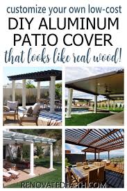 Well, we've made your job a little easier and a lot more productive. The Best Diy Aluminum Patio Cover Kits That Look Like Real Wood