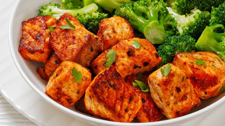 Air-Fried Salmon Bites