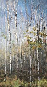 Birch Trees In Florida Large 72 X 40 Painting Of Forest Section Birch Trees In The Spring Tree Painting Oil Painting Techniques Painting