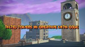 Extreme hide & seek map! Tilted Towers Remake Fortnite Creative Map Codes Dropnite Com