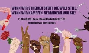 Kosmonauten gratulieren aus dem all, aufstehen und courage zeigen: Dusseldorf Vorabenddemo Zum Frauentag Termine Dusseldorf Service Report D De Dusseldorf Internetzeitung