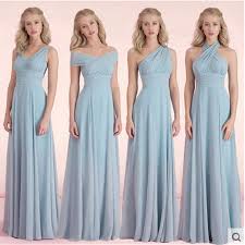 Dusty Blue Bridesmaid Dresses Chiffon Fall Winter Bridesmaid Dress Cheap P Winter Bridesmaid Dresses Dusty Blue Bridesmaid Dresses Convertible Bridesmaid Dress