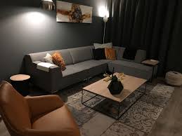 Interior With Ocre Accent Coutch Montel Fresh Coffeetabel Montel Point Seat Montel Maxi Carpet D Bodhi Uplight Lucide Lymo Pillows Dutch Design Ocre Salon