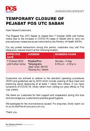 Pejabat pos besar kuala lumpur. Pengumuman Penutupan Sementara Pos Malaysia Berhad Facebook