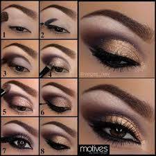 Augen schminken f r anf nger schritt f r schritt anleitung womz. Bildergebnis Fur Anleitung Braune Augen Schminken Gold Eye Makeup Tutorial Gold Eye Makeup Golden Eye Makeup