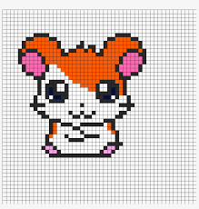 Voir plus d'idées sur le thème dessin pixel, pixel art facile, dessin petit carreau. Hamtaro Perler Bead Pattern Bead Sprite Pixel Art Animaux Mignon Transparent Png 1050x1050 Free Download On Nicepng