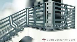 Balcony balustrades, terrace and stair railings Gobe