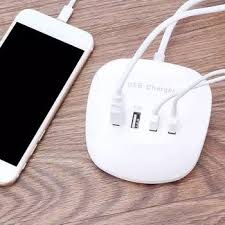 Tasinabilir Hizli Sarj Istasyonu 4 Port Usb Sarj Cihazi 3 4a 77 W Hub Telefonu Masaustu Sarj Dayanikli Duvar Sarj Usb Cihaz Duvar