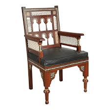 Pair Of Moroccan Moorish Armchairs Side Chairs Chair Armchair