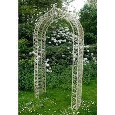 This gothic garden arch with trellis sides help plants cling as they grow, adding floral framework and foliage around the arch. Metal Garden Trellis Archway French Furniture From Homesdirect 365 Uk