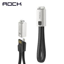 Rock Mas Nuevo Llavero 8 Pin Cable De Sincronizacion De Datos Del Cargador De Cuero De Metal Usb Cable Para Iphone 6 7 6 S Mas 5 5s Chargeur Usb Iphone 6 Ipad