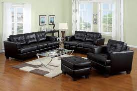 Black living room furniture, black is not just a color for the prince of darkness. Bonded Leather Living Room 15090 Black