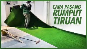 Dewandra djelantik hamparan rumput dan kolam renang di halaman rumah karya erwin. Cantik Cara Pasang Rumput Tiruan Untuk Halaman Rumah Bani Grass Pakar Rumput Tiruan Youtube