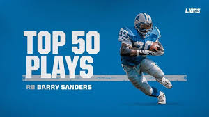 Happiness comes from a good job, being able to feed your wife and kids. Detroit Lions Barry Sanders Top 50 Most Ridiculous Plays Of All Time Facebook