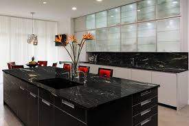 Whether your cooking space is traditional, country, modern, minimalist, dramatic, airy, or industrial, dark countertops. Cosmic Black Granite Kitchen Modern Kitchen Baltimore By Stone Action Houzz