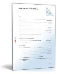 Das darlehen hat eine laufzeit von _ monaten ab dem auszahlungsdatum. Privater Darlehensvertrag Muster Vorlage Zum Download