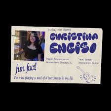 Meet our Co-President Christina Enciso!!! This member has been in ...