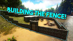 Building The Fence! Ark: Survival Evolved - Youtube
